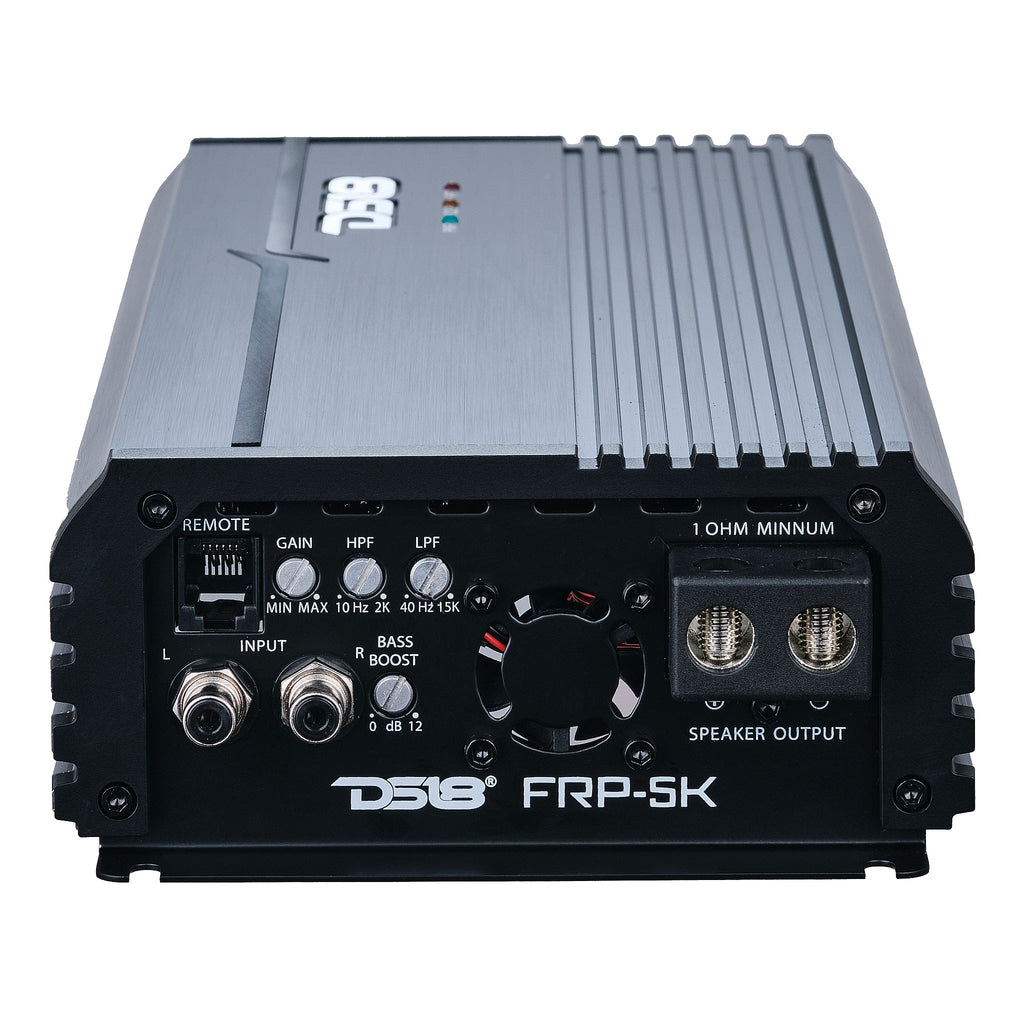 DS18 FRP-5K/TI Compact Full-Range Class D 1-Channel Amplifier 5,000 Watts Rms @ 1-Ohm - Titanium — image 4