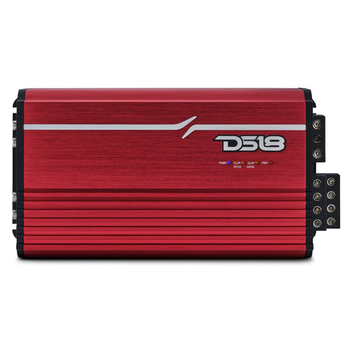 DS18 FRP-2.4K4/RD Compact 4-Channel Full-Range Class-D Amplifier | 2400W RMS - Red — image 1