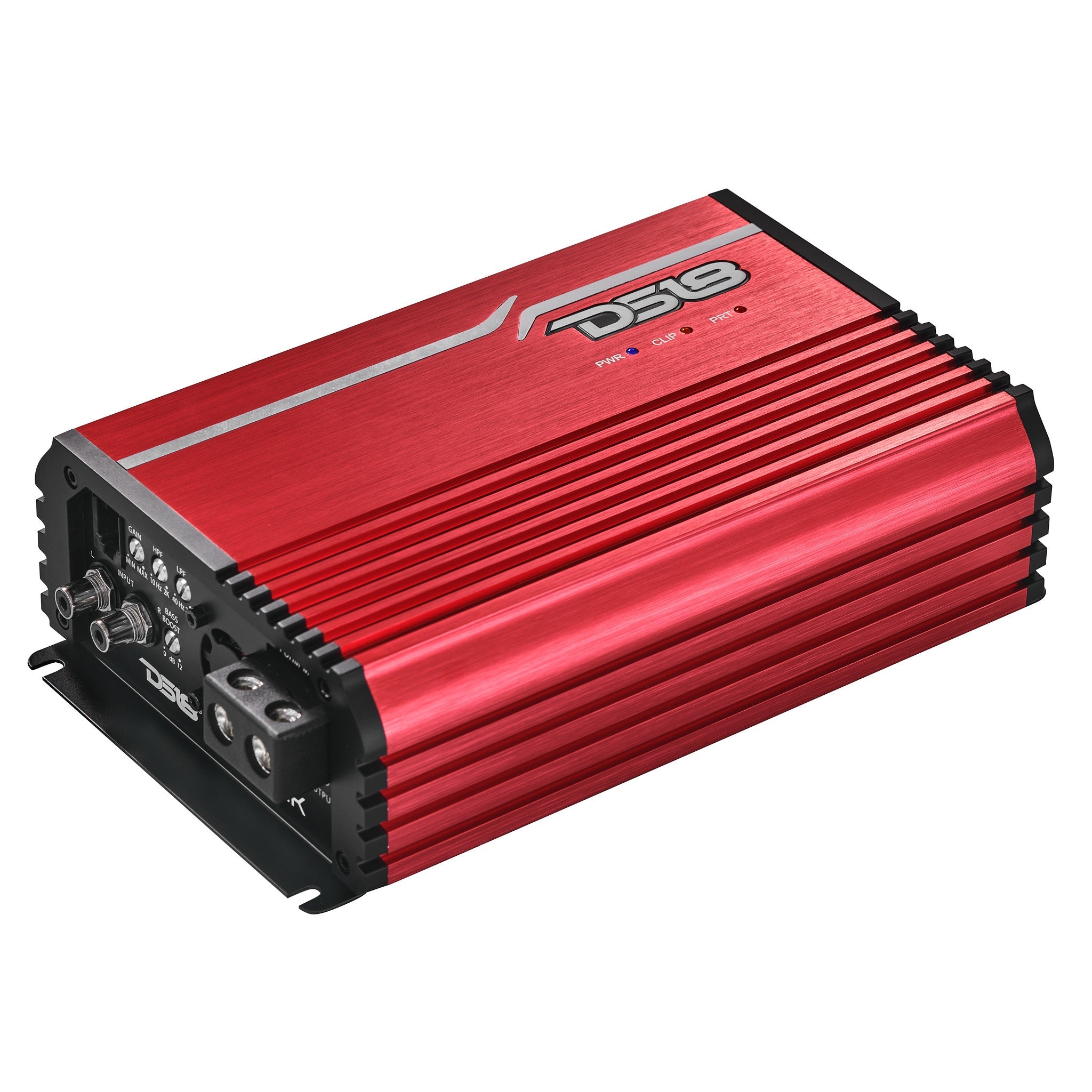 DS18 FRP-2.5K/RD Compact Full-Range Class D 1-Channel Amplifier 2,500 Watts Rms @ 1-Ohm - Red — image 3