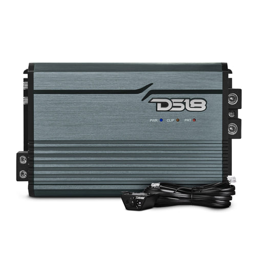 DS18 FRP-2.5K/TI Compact Full-Range Class D 1-Channel Amplifier 2,500 Watts Rms @ 1-Ohm - Titanium — image 1