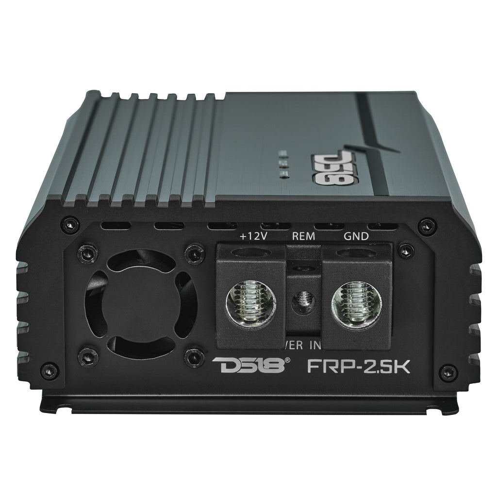 DS18 FRP-2.5K/TI Compact Full-Range Class D 1-Channel Amplifier 2,500 Watts Rms @ 1-Ohm - Titanium — image 4