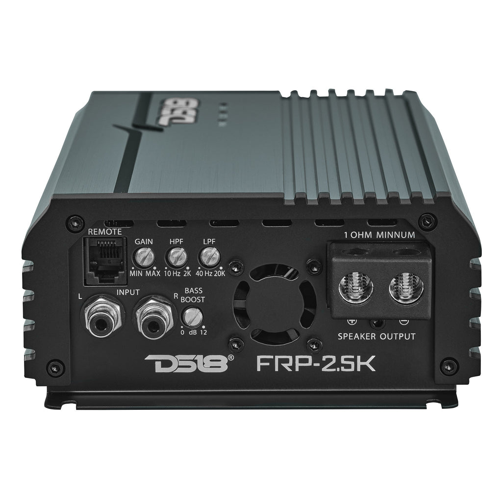 DS18 FRP-2.5K/TI Compact Full-Range Class D 1-Channel Amplifier 2,500 Watts Rms @ 1-Ohm - Titanium — image 5