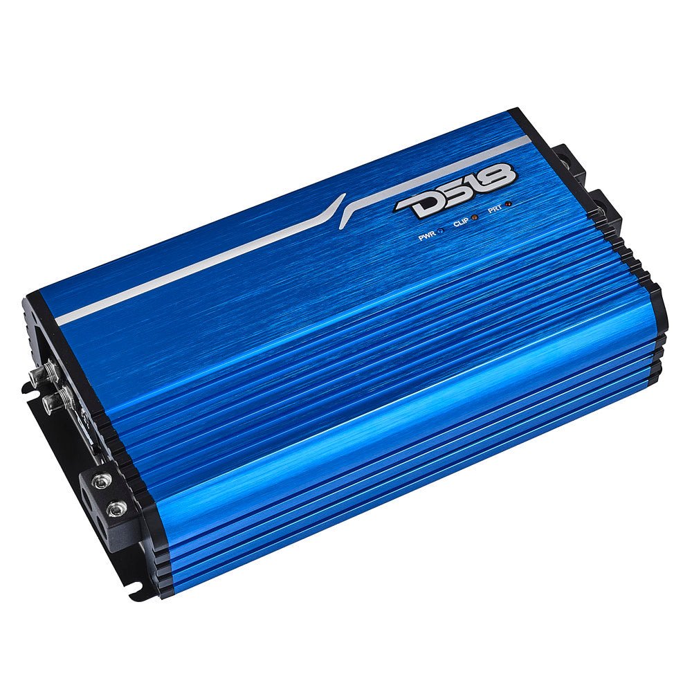 DS18 FRP-3.5K/BL Compact Full-Range Class D 1-Channel Amplifier 3,500 Watts Rms @ 1-Ohm - Blue — image 3