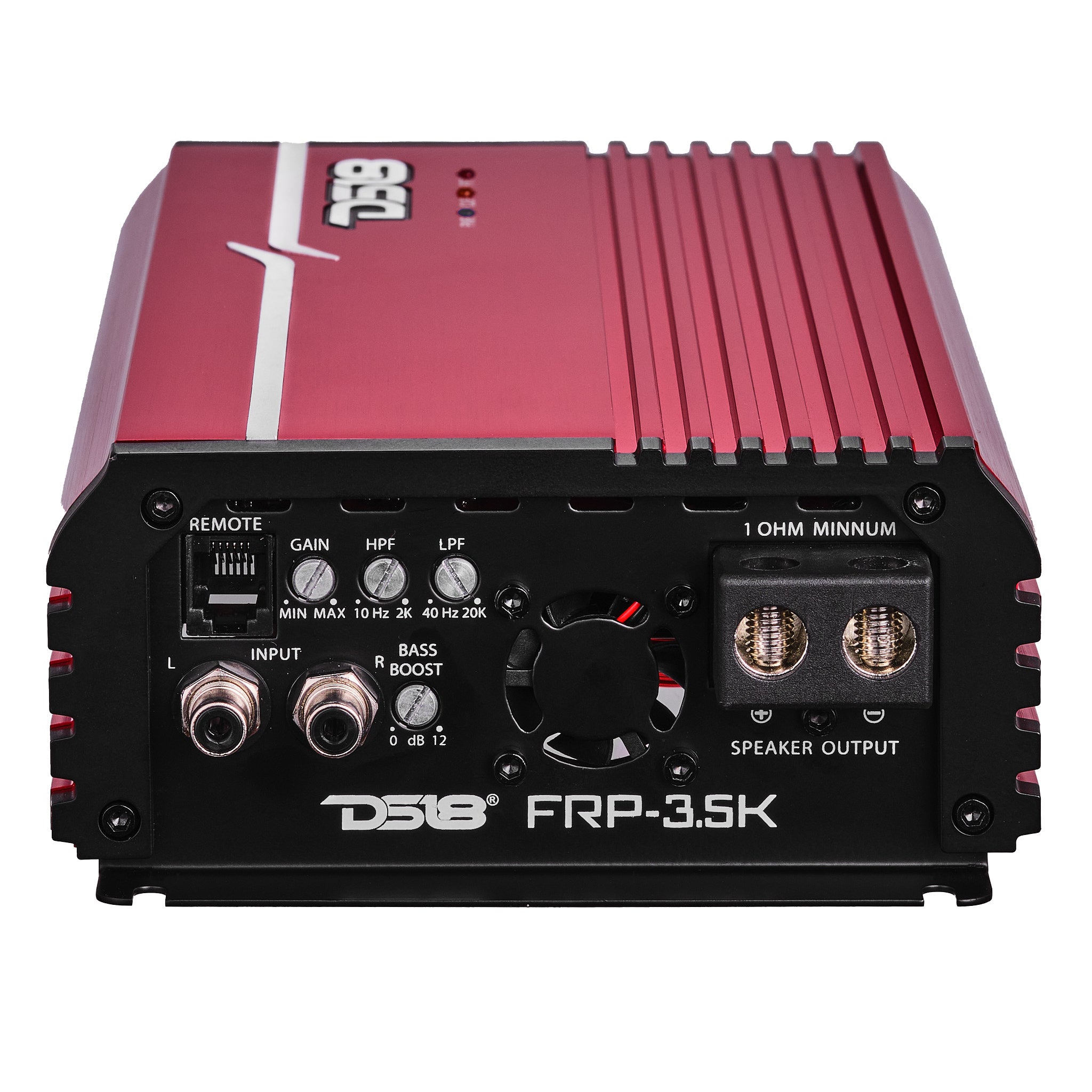 DS18 FRP-3.5K/RD Compact Full-Range Class D 1-Channel Amplifier 3,500 Watts Rms @ 1-Ohm - Red — image 4