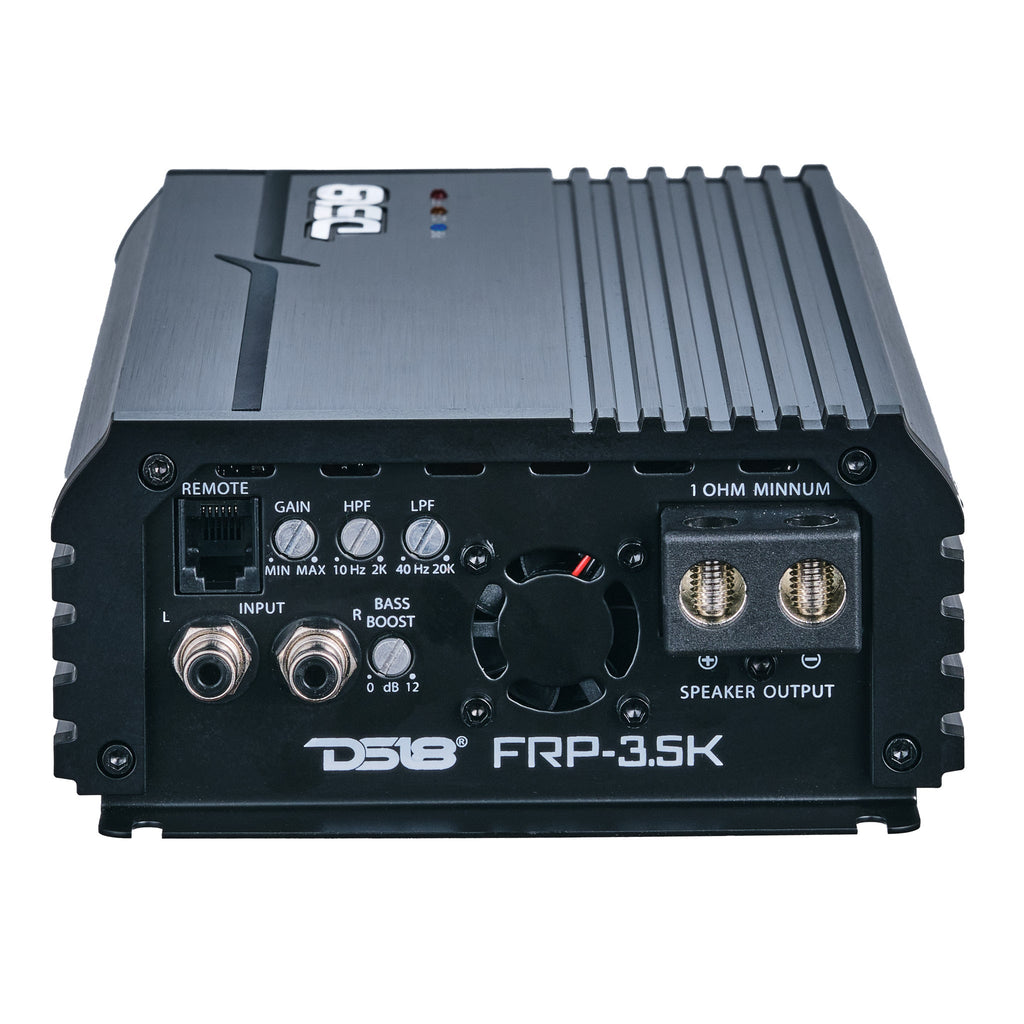 DS18 FRP-3.5K/TI Compact Full-Range Class D 1-Channel Amplifier 3,500 Watts Rms @ 1-Ohm - Titanium — image 4