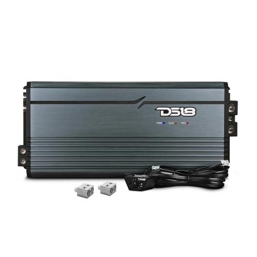 DS18 FRP-5K/TI Compact Full-Range Class D 1-Channel Amplifier 5,000 Watts Rms @ 1-Ohm - Titanium — image 1