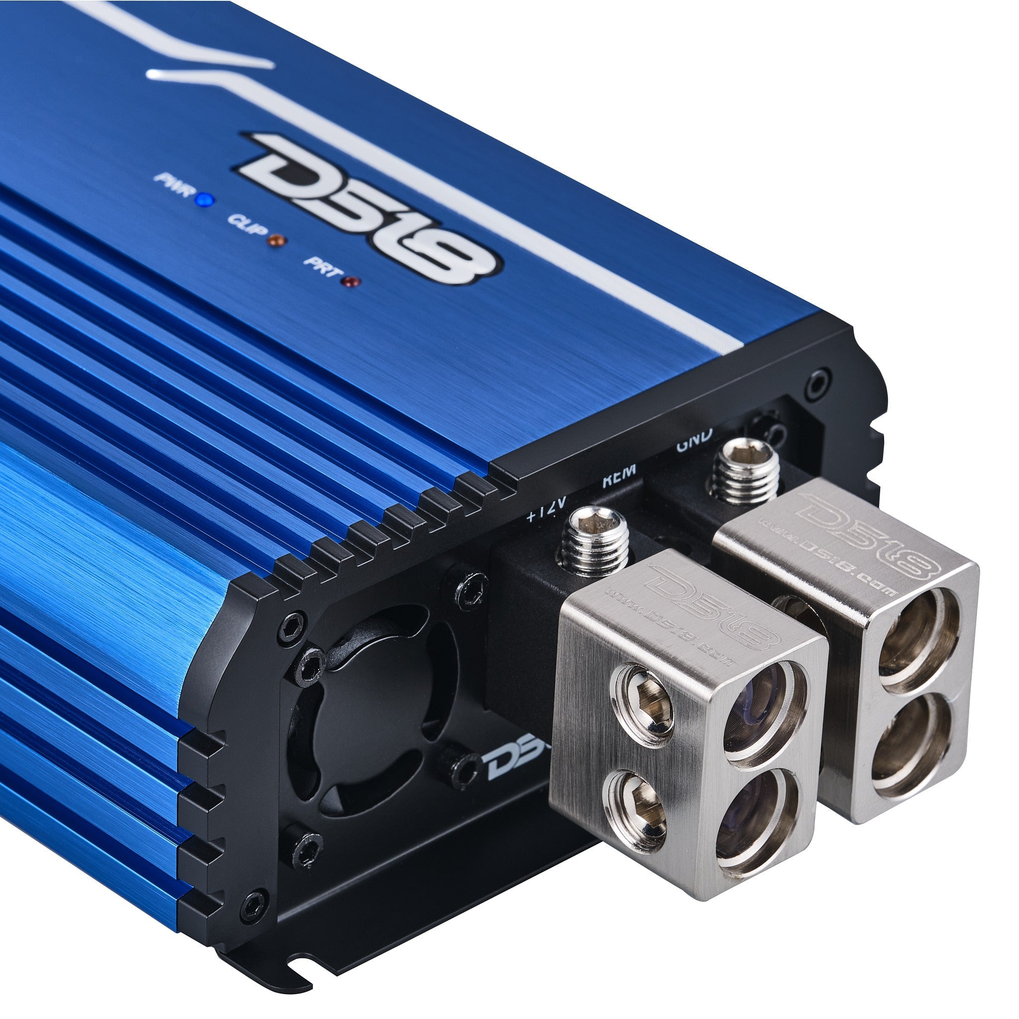 DS18 FRP-5K/BL Compact Full-Range Class D 1-Channel Amplifier 5,000 Watts Rms @ 1-Ohm - Blue — image 6