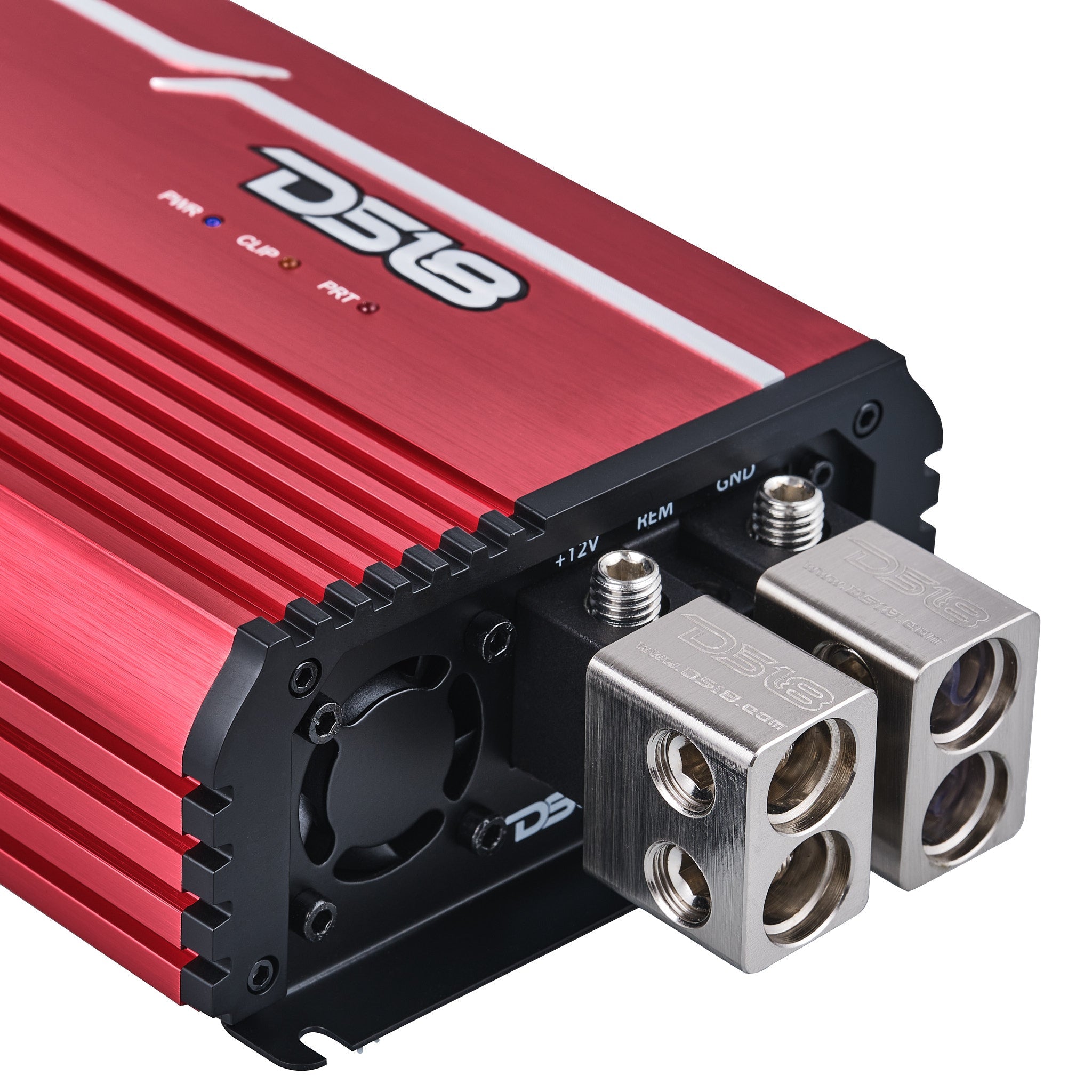 DS18 FRP-5K/RD Compact Full-Range Class D 1-Channel Amplifier 5,000 Watts Rms @ 1-Ohm - Red — image 6