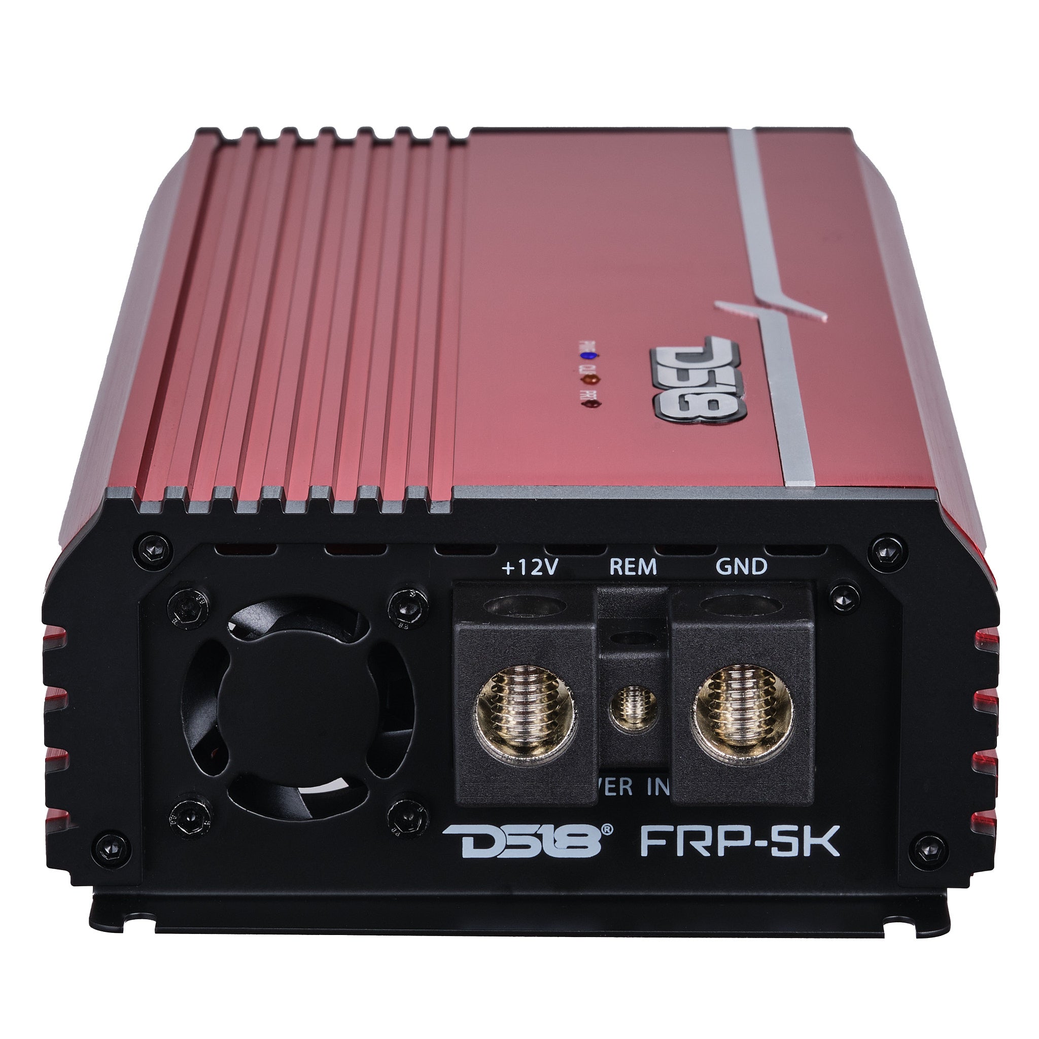DS18 FRP-5K/RD Compact Full-Range Class D 1-Channel Amplifier 5,000 Watts Rms @ 1-Ohm - Red — image 5