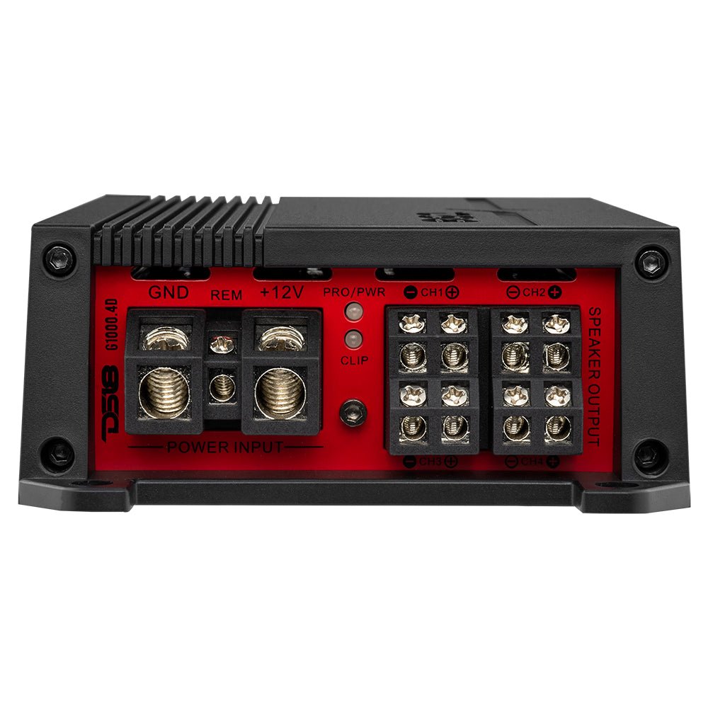 DS18 G1000.4D GEN-X Full-Range Class D 4-Channel Amplifier | 4 x 90W RMS @ 4-Ohm — image 3