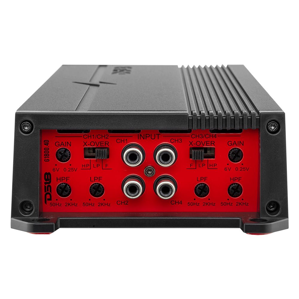 DS18 G1800.4D GEN-X Full-Range Class D 4-Channel Amplifier | 4 x 150W RMS @ 4-Ohm — image 3