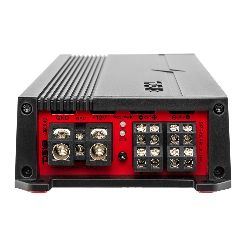 DS18 G3600.4D GEN-X Full-Range Class D 4-Channel Amplifier | 4 x 300W RMS @ 4-Ohm — image 4