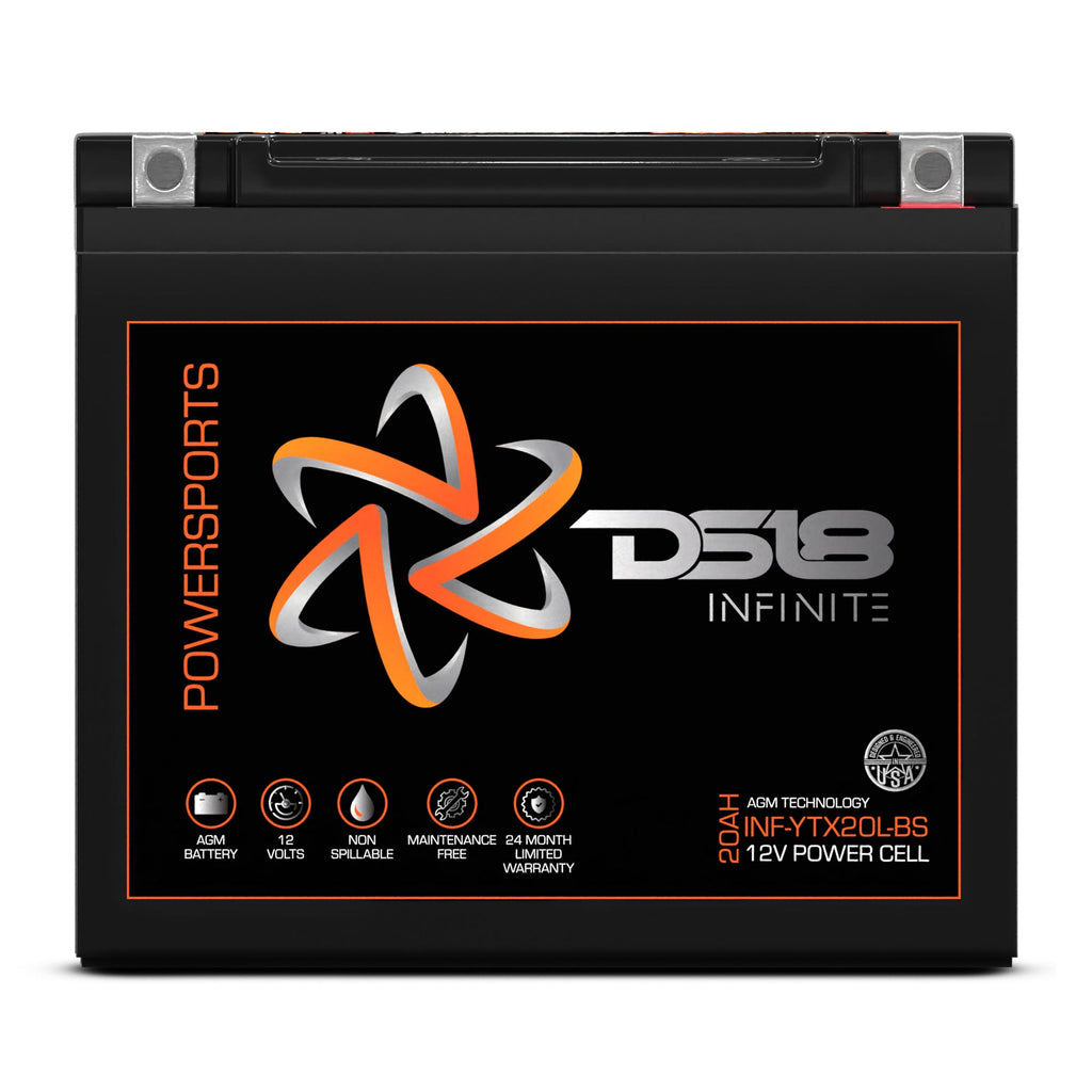 DS18 INF-YTX20L-BS INFINITE 800 Watts 20 AH AGM Power Cell For Power Sports — image 2