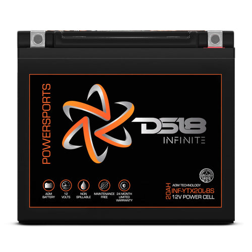 DS18 INF-YTX20L-BS INFINITE 800 Watts 20 AH AGM Power Cell For Power Sports — image 2