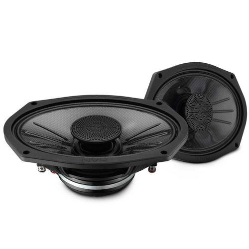 DS18 NVY-69HDCFSL-N2 6x9” Slim Hybrid Loudspeakers with Compression Driver, Carbon Fiber Cone and Neodymium Magnet | 250W RMS 2-Ohm — image 1
