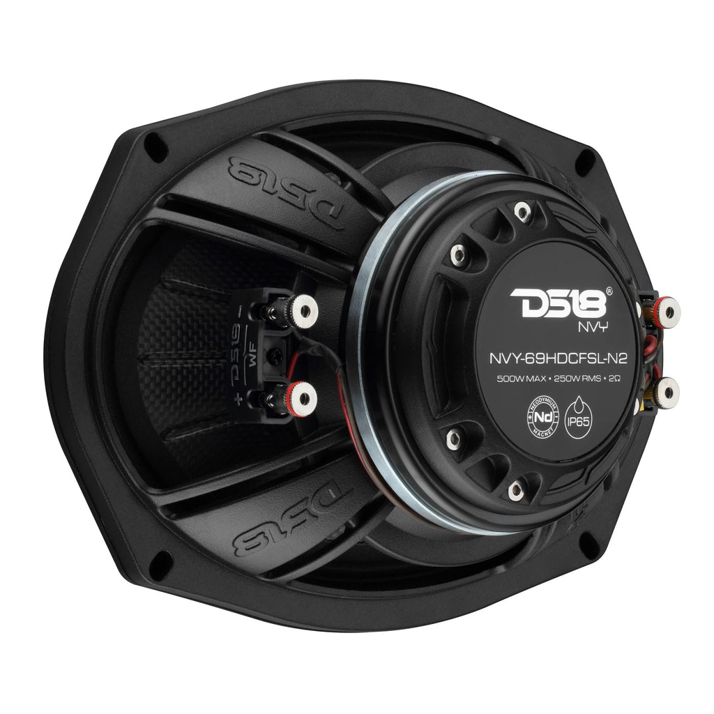 DS18 NVY-69HDCFSL-N2 6x9” Slim Hybrid Loudspeakers with Compression Driver, Carbon Fiber Cone and Neodymium Magnet | 250W RMS 2-Ohm — image 5
