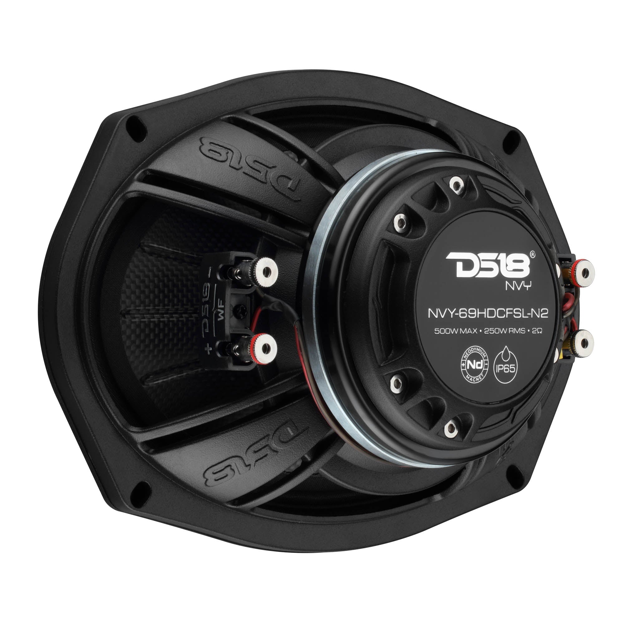 DS18 NVY-69HDCFSL-N2 6x9” Slim Hybrid Loudspeakers with Compression Driver, Carbon Fiber Cone and Neodymium Magnet | 250W RMS 2-Ohm — image 5