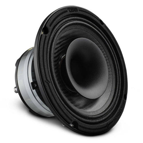 DS18 NVY-6HDCF-N4 6.5" Water Resistant Carbon Fiber Cone Hybrid Loudspeaker With 2" VC Compression Driver and Neodymium Magnet | 300W RMS 4-Ohm — image 1