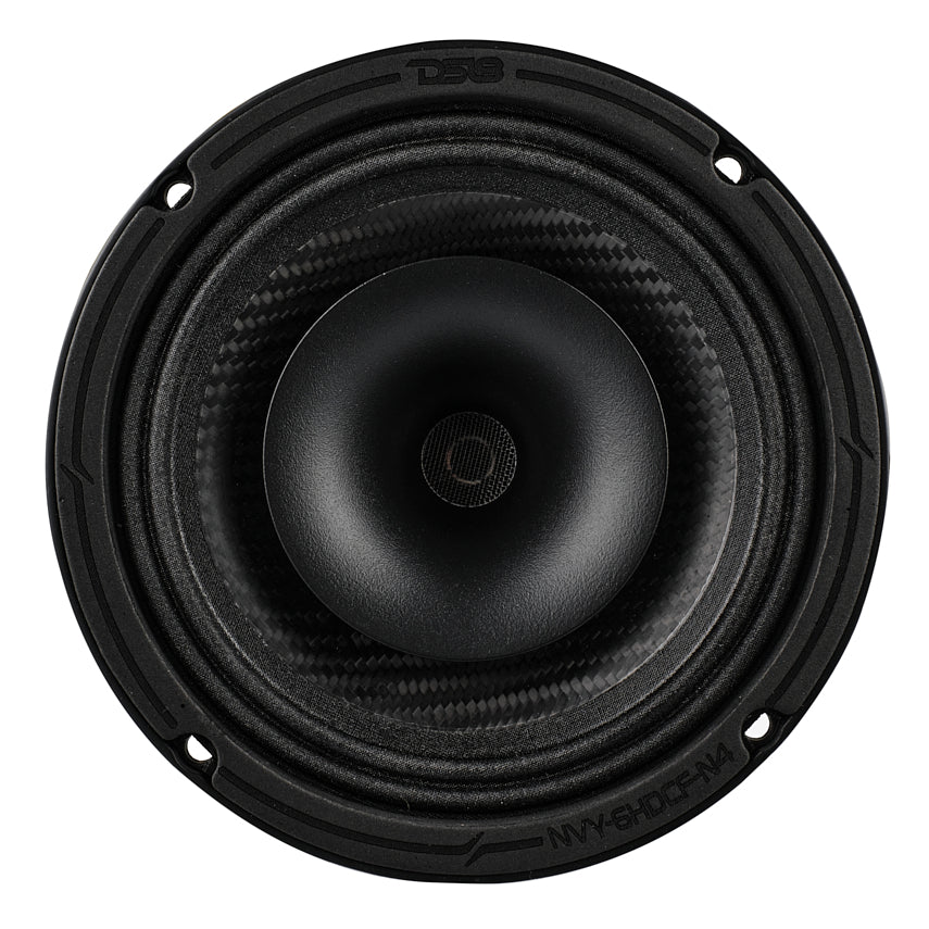 DS18 NVY-6HDCF-N4 6.5" Water Resistant Carbon Fiber Cone Hybrid Loudspeaker With 2" VC Compression Driver and Neodymium Magnet | 300W RMS 4-Ohm — image 2