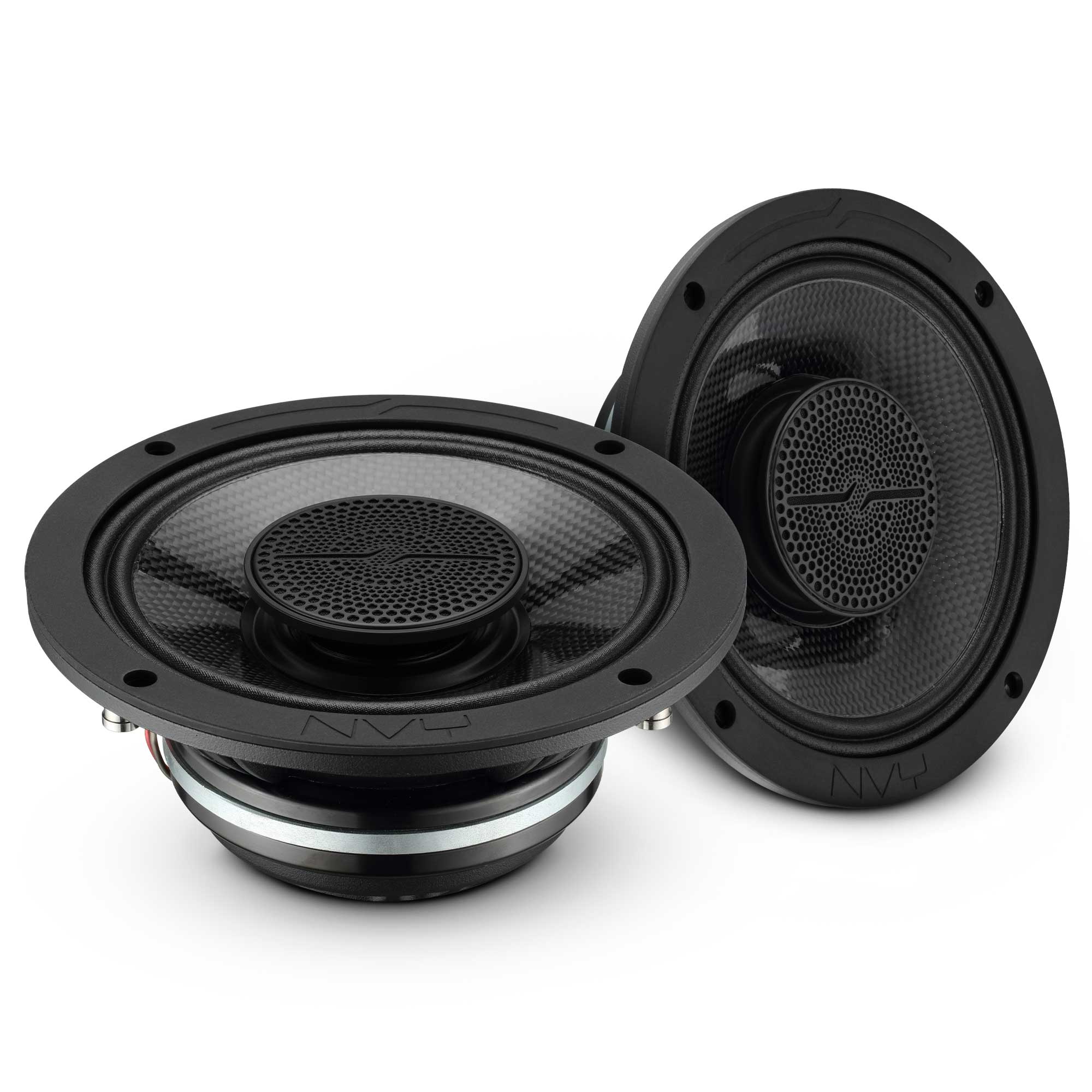 DS18 NVY-6HDCFSL-N2 6.5” Slim Hybrid Loudspeakers with Compression Driver, Carbon Fiber Cone and Neodymium Magnet | 250W RMS 2-Ohm — image 1