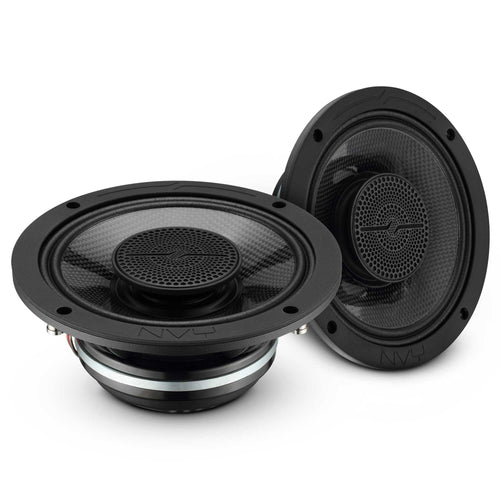 DS18 NVY-6HDCFSL-N2 6.5” Slim Hybrid Loudspeakers with Compression Driver, Carbon Fiber Cone and Neodymium Magnet | 250W RMS 2-Ohm — image 1