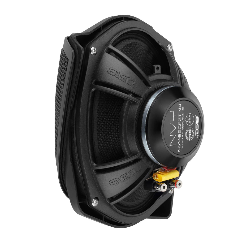 DS18 NVY-HD69SB-1423LD Harley-Davidson 2014-2023 Road Glide & Street Glide Saddlebag Speaker Kit – Preloaded with 6x9" NVY-69CFZT-N4 — image 8
