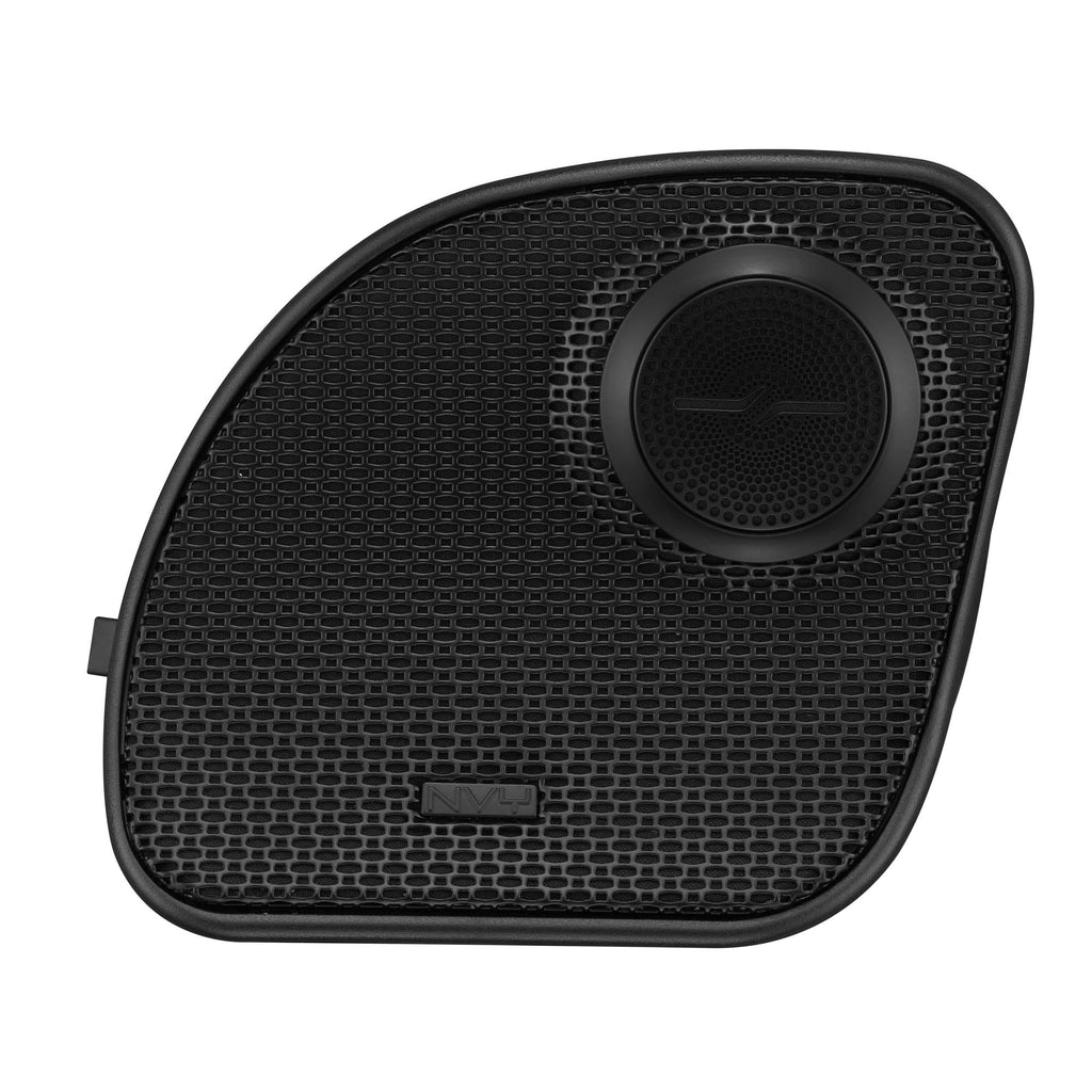 DS18 PRO-CF6.4SLN.2pk + NVY-HDGRGTW.1423LD Harley-Davidson Road Glide 2014–2023 Front Stage Audio Upgrade Kit | 6.5" Slim Midrange Speakers + Bullet Tweeter NVY Grilles — image 4