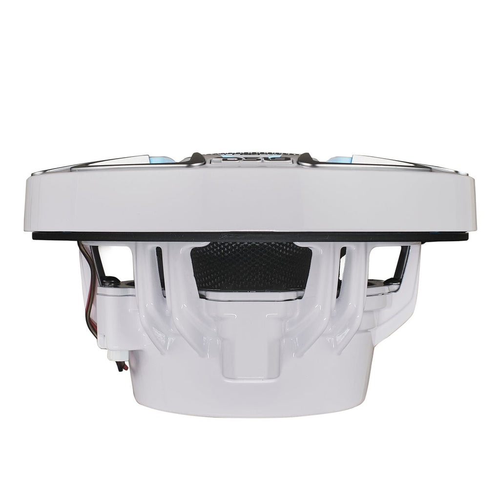 DS18 NVY-M6/WH 6.5” Marine Coaxial Speaker With Kevlar Cone, Bullet Tweeter, Neodymium Magnet, and Digital LED Lights | 200W RMS 4-Ohm — image 6