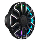 DS18 NVY-M8/BK 8” Marine Coaxial Speaker With Kevlar Cone, Bullet Tweeter, Neodymium Magnet, and Digital LED Lights | 200W RMS 4-Ohm — image 3
