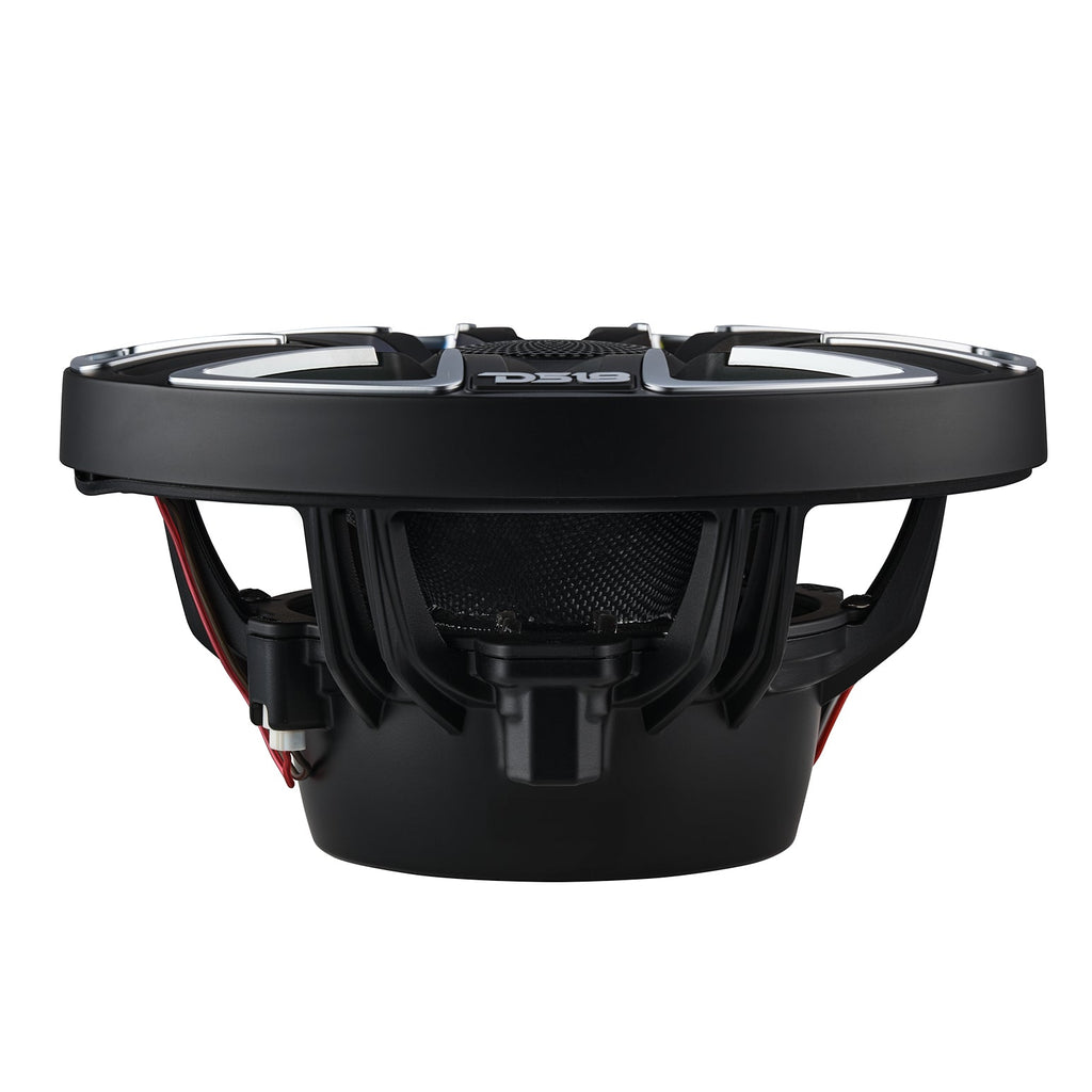 DS18 NVY-M8/BK 8” Marine Coaxial Speaker With Kevlar Cone, Bullet Tweeter, Neodymium Magnet, and Digital LED Lights | 200W RMS 4-Ohm — image 6
