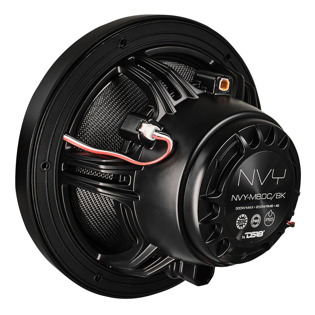 DS18 NVY-M8DC/BK 8" Marine Grade Hybrid Coaxial Speaker With Neodymium Magnet, Kevlar Cone, and Compression Driver | 200W RMS 4-Ohm — image 6
