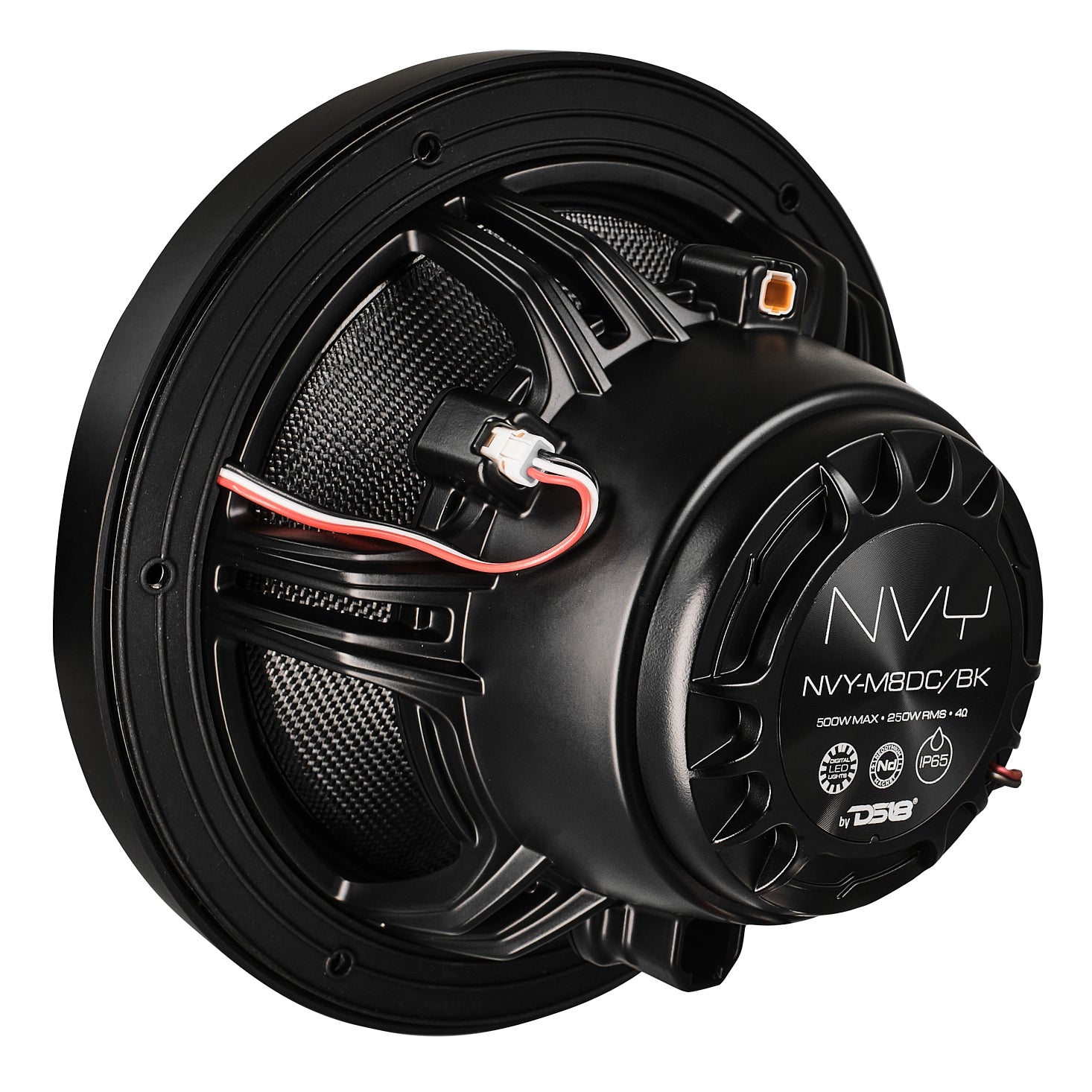 DS18 NVY-M8DC/BK 8" Marine Grade Hybrid Coaxial Speaker With Neodymium Magnet, Kevlar Cone, and Compression Driver | 200W RMS 4-Ohm — image 6
