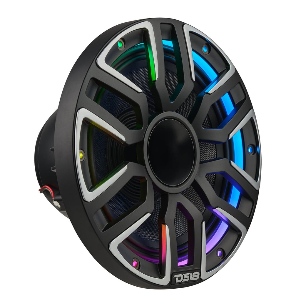 DS18 NVY-M8DC/BK 8" Marine Grade Hybrid Coaxial Speaker With Neodymium Magnet, Kevlar Cone, and Compression Driver | 200W RMS 4-Ohm — image 3