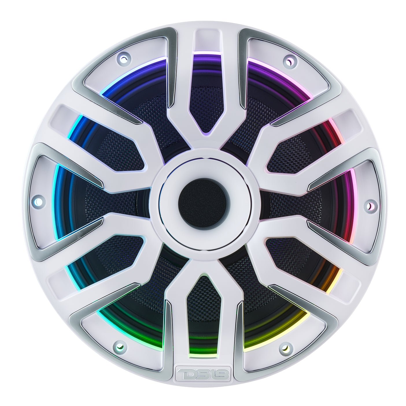 DS18 NVY-M8DC/WH 8" Marine Grade Hybrid Coaxial Speaker With Neodymium Magnet, Kevlar Cone, and Compression Driver | 200W RMS 4-Ohm — image 4