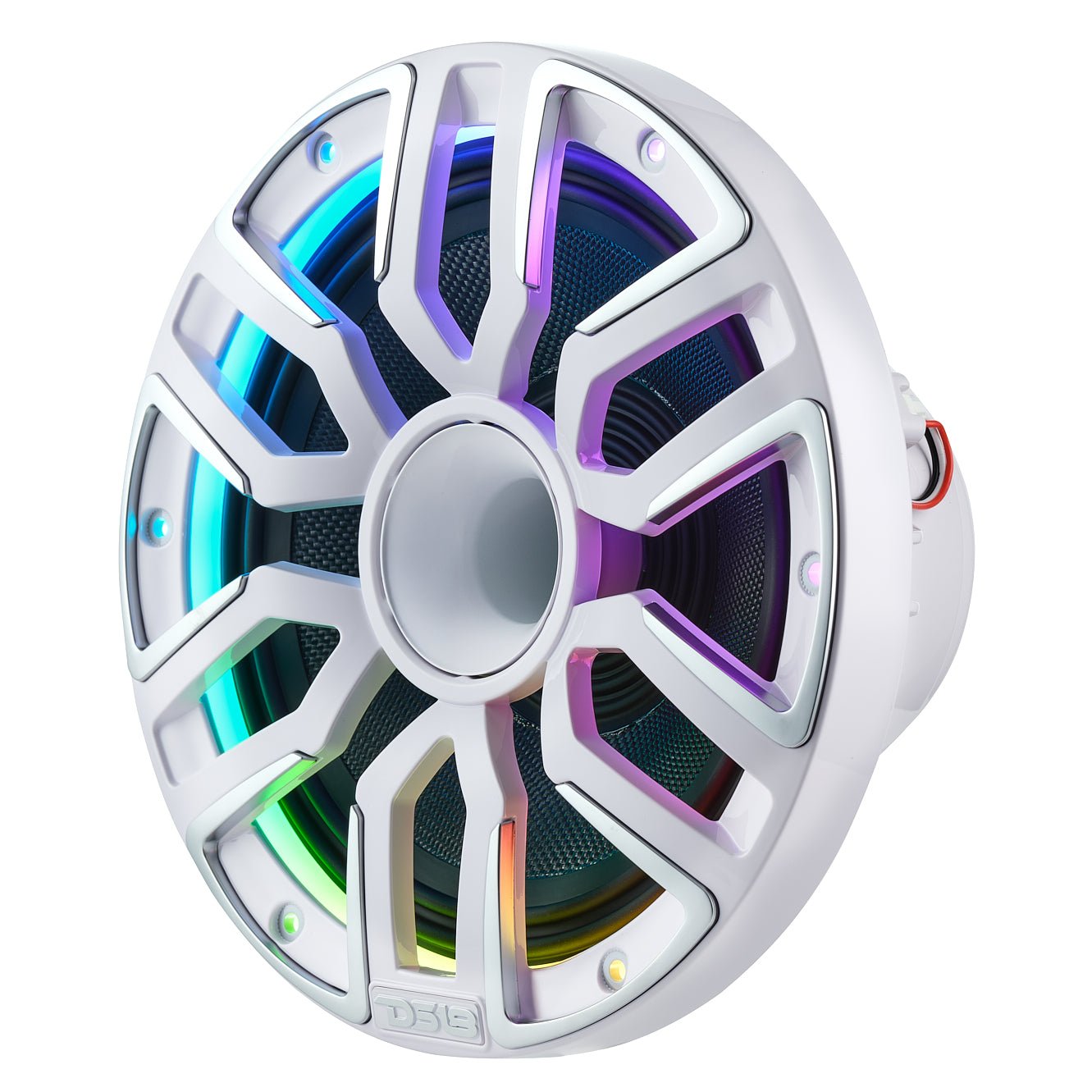 DS18 NVY-M8DC/WH 8" Marine Grade Hybrid Coaxial Speaker With Neodymium Magnet, Kevlar Cone, and Compression Driver | 200W RMS 4-Ohm — image 5
