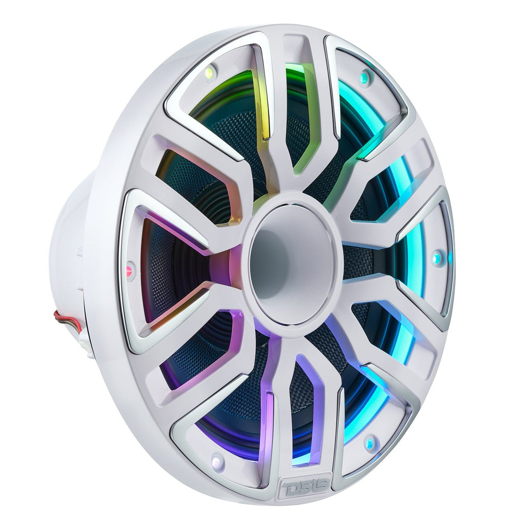 DS18 NVY-M8DC/WH 8" Marine Grade Hybrid Coaxial Speaker With Neodymium Magnet, Kevlar Cone, and Compression Driver | 200W RMS 4-Ohm — image 3