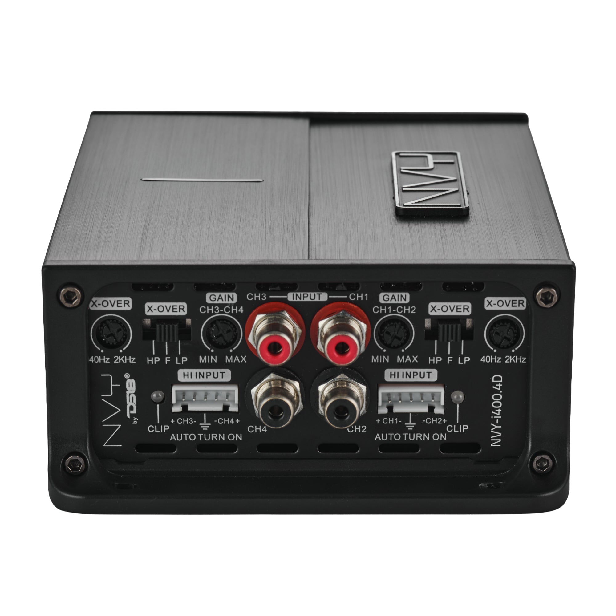 DS18 NVY-i400.4D NVY Full Range 4-Channel Amplifier 4 x 400 Watts RMS @ 2-Ohm — image 3