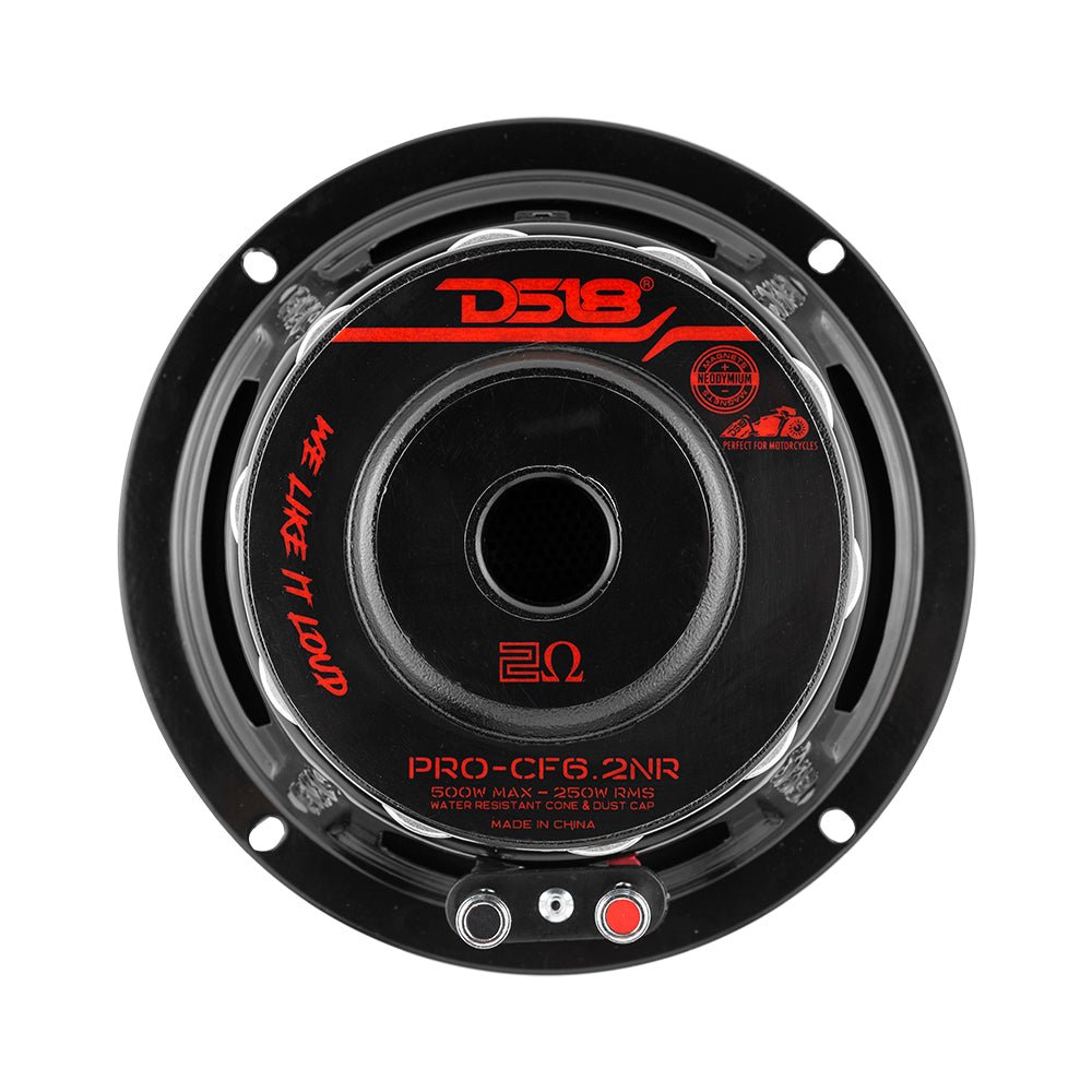 DS18 PRO-CF6.2NR PRO 6.5" Neodymium Carbon Fiber Water resistant Cone Mid-Bass Loudspeaker 250 Watts Rms 2-Ohm — image 6