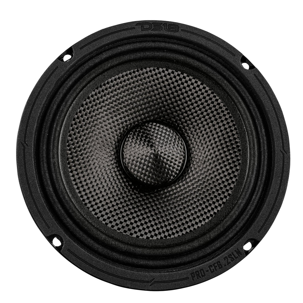 DS18 PRO-CF6.2SLN 6.5” Slim Motorcycle & Motorsports Loudspeaker With Neodymium Magnet and Water Resistant Carbon Fiber Cone | 2-Ohm 150W RMS — image 3