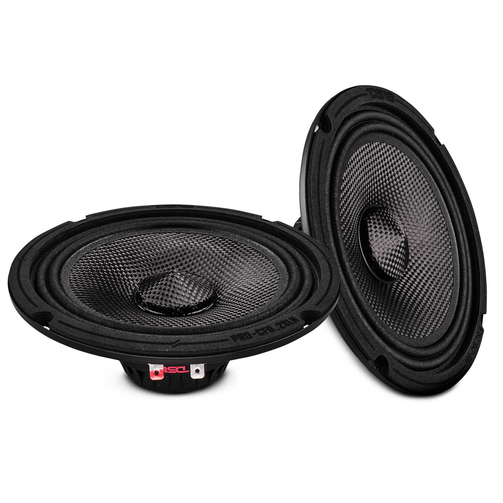 DS18 PRO-CF6.2SLN 6.5” Slim Motorcycle & Motorsports Loudspeaker With Neodymium Magnet and Water Resistant Carbon Fiber Cone | 2-Ohm 150W RMS — image 2
