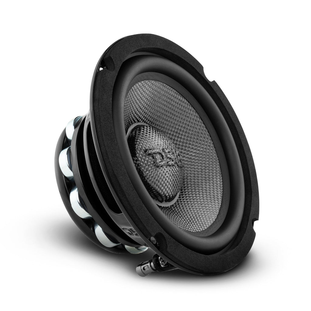 DS18 PRO-CF6.4NR PRO 6.5" Neodymium Carbon Fiber Water resistant Cone Mid-Bass Loudspeaker 250 Watts Rms 4-Ohm — image 1