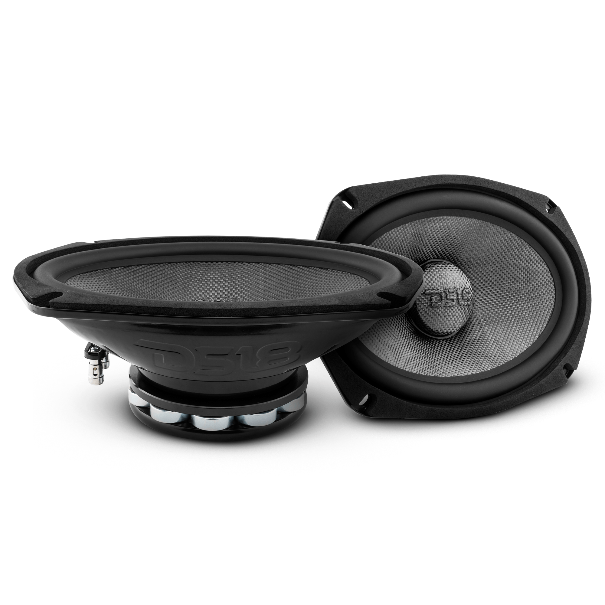 DS18 PRO-CF69.2NR PRO 6x9" Neodymium Carbon Fiber Water resistant Cone Mid-Bass Loudspeaker 300 Watts Rms 2-Ohm — image 2