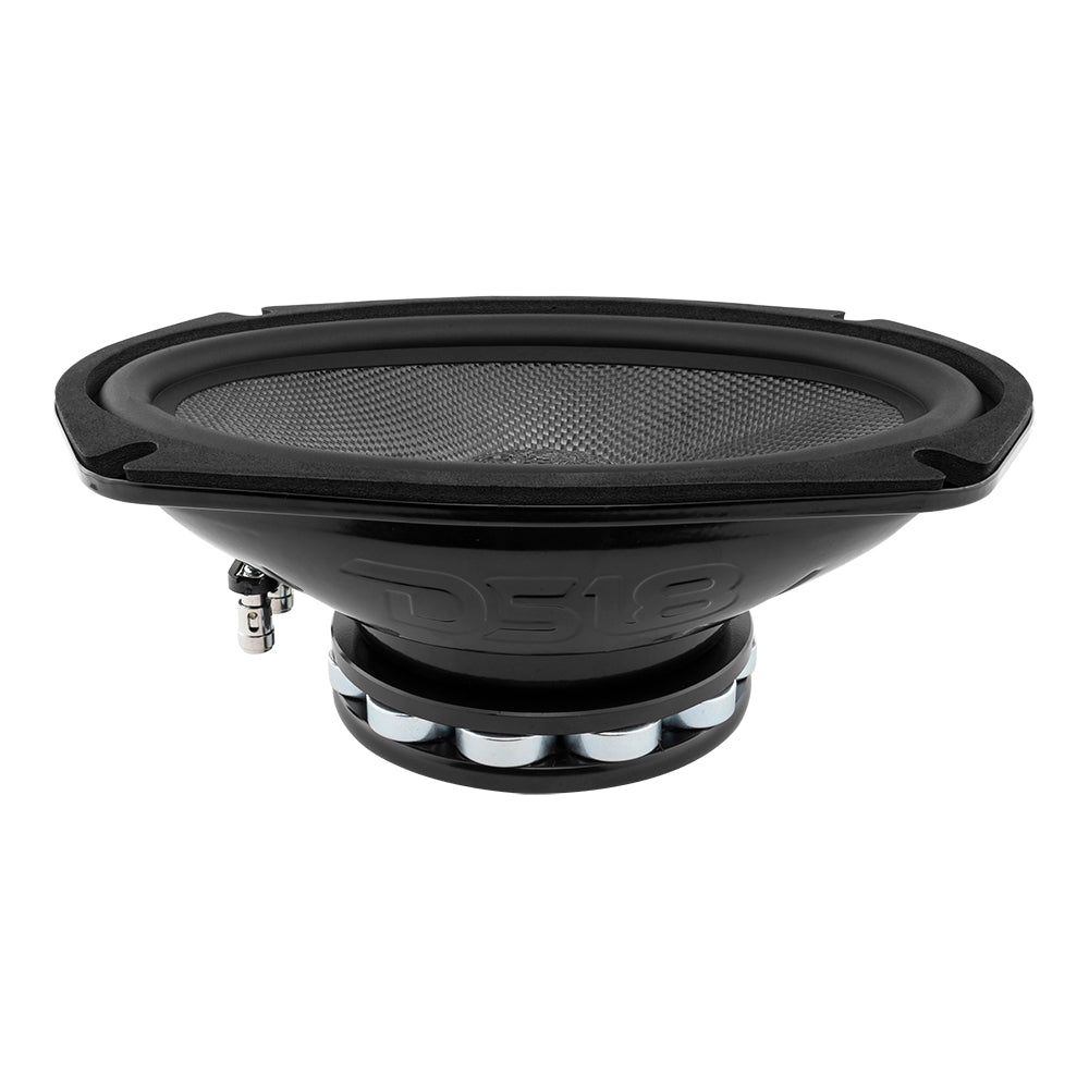 DS18 PRO-CF69.4NR PRO 6x9" Neodymium Carbon Fiber Water resistant Cone Mid-Bass Loudspeaker 300 Watts Rms 4-Ohm — image 4