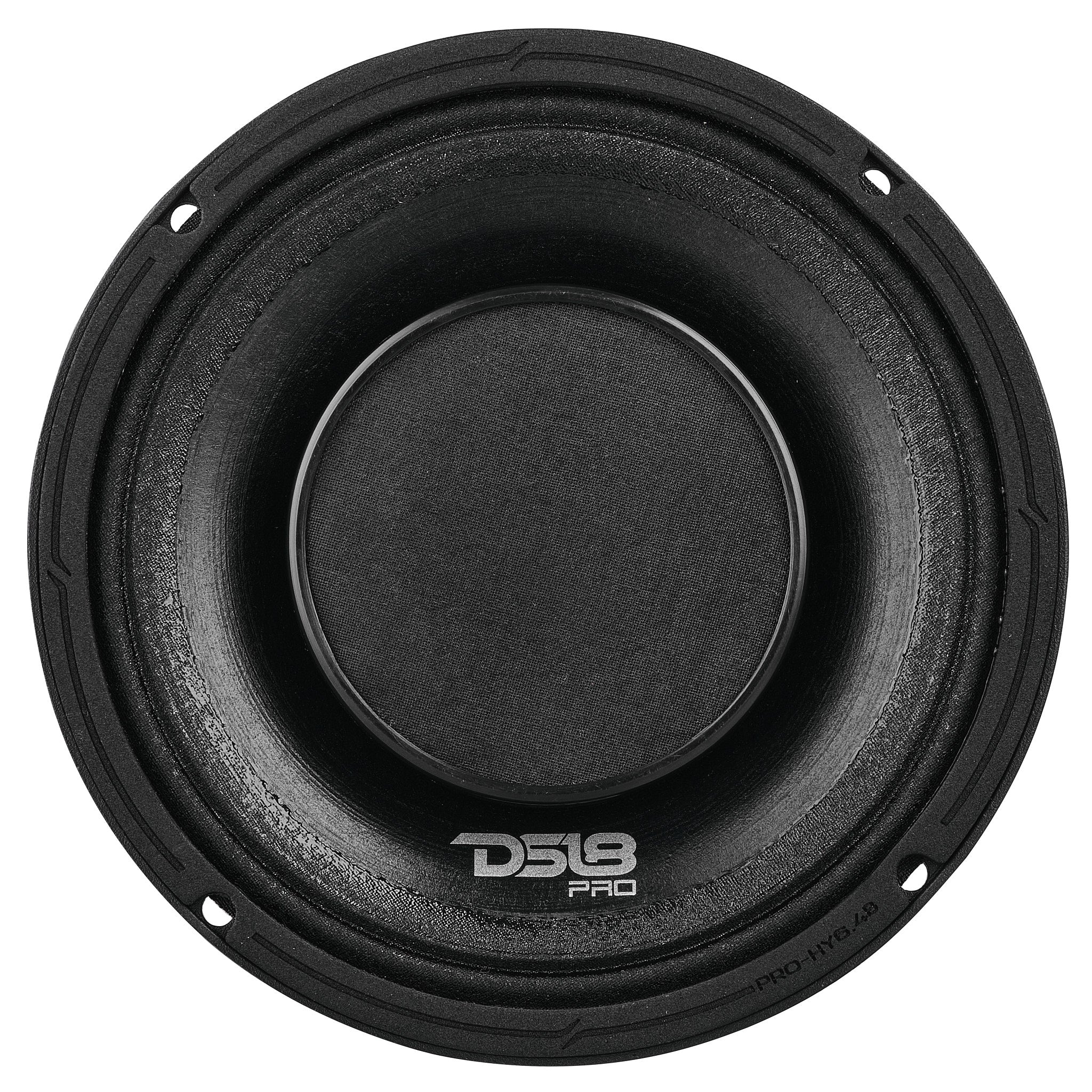 DS18 PRO-HY6.4B PRO 6.5" Coaxial Hybrid Mid-Range Water resistant Cone Loudspeaker with Built-in Driver 225 Watts Rms 4-Ohm — image 2