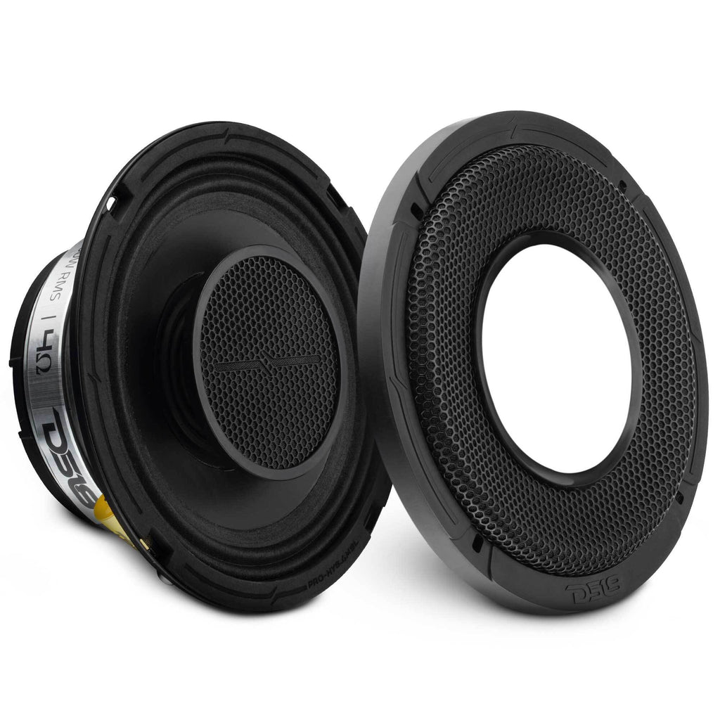 DS18 PRO-HY6.4MSL PRO 6.5" Shallow Coaxial Hybrid Mid-Range Loudspeaker with Built-in Driver | 150W RMS 4-Ohm — image 1