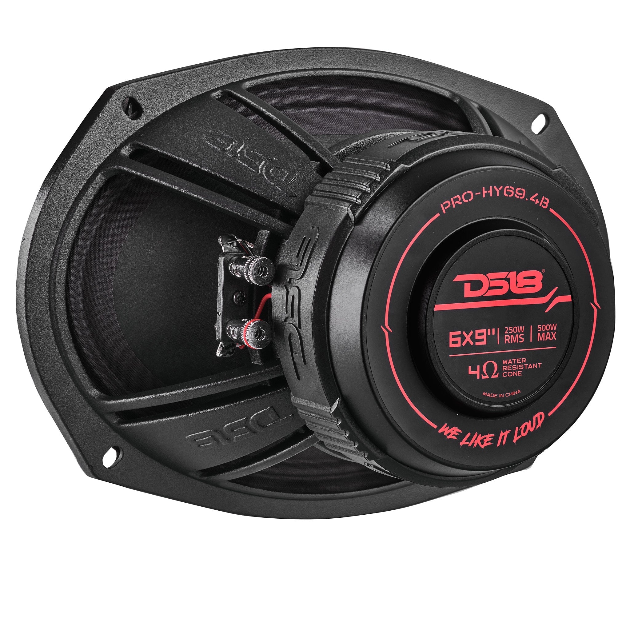 DS18 PRO-HY69.4B PRO 6x9" Water Resistant Hybrid Mid-Range Loudspeaker with Built-in Driver 250 Watts Rms 4-Ohm — image 5
