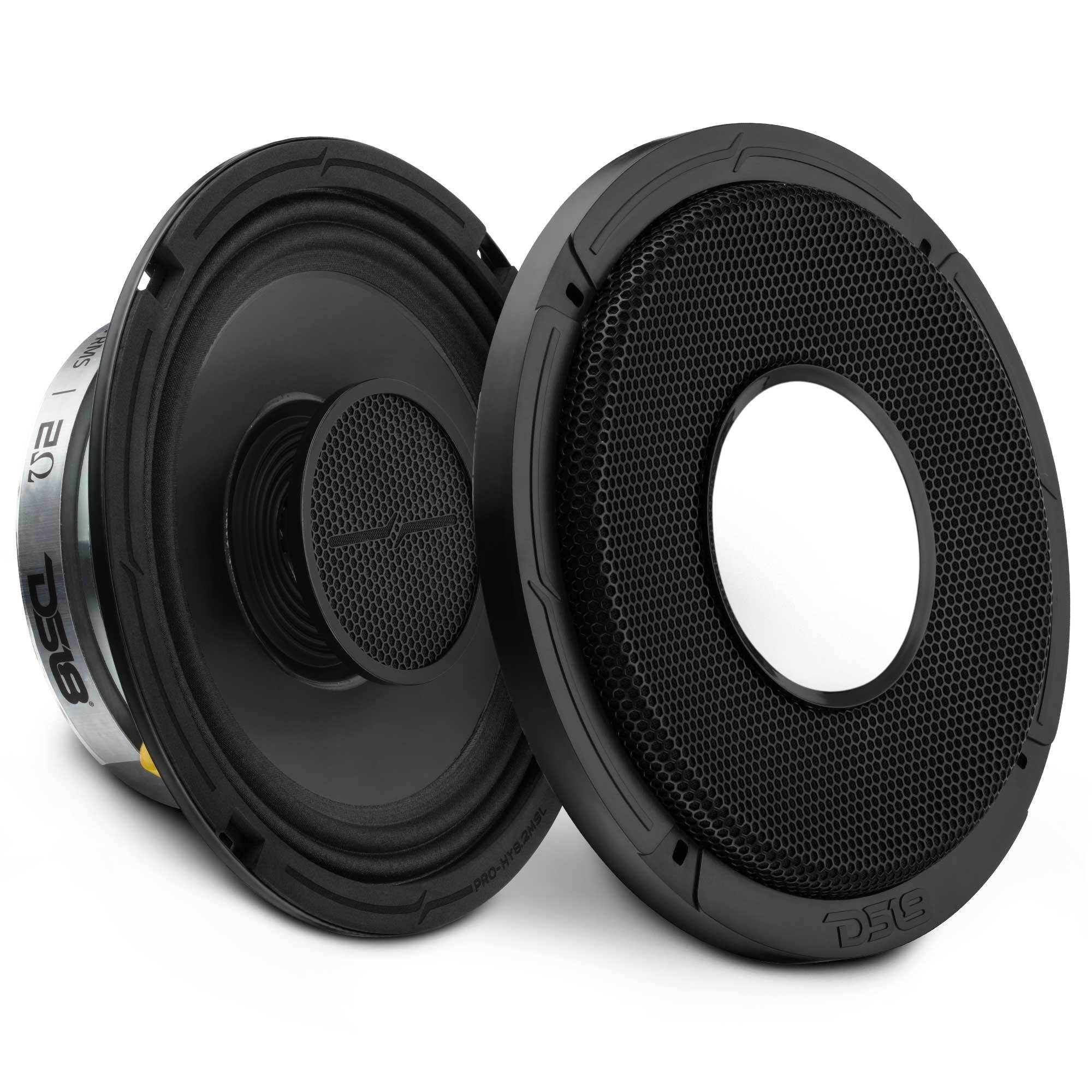 DS18 PRO-HY8.2MSL PRO 8" Hybrid Slim Loudspeaker with a 1" Compression Driver Horn | 200W RMS 2-Ohm — image 1