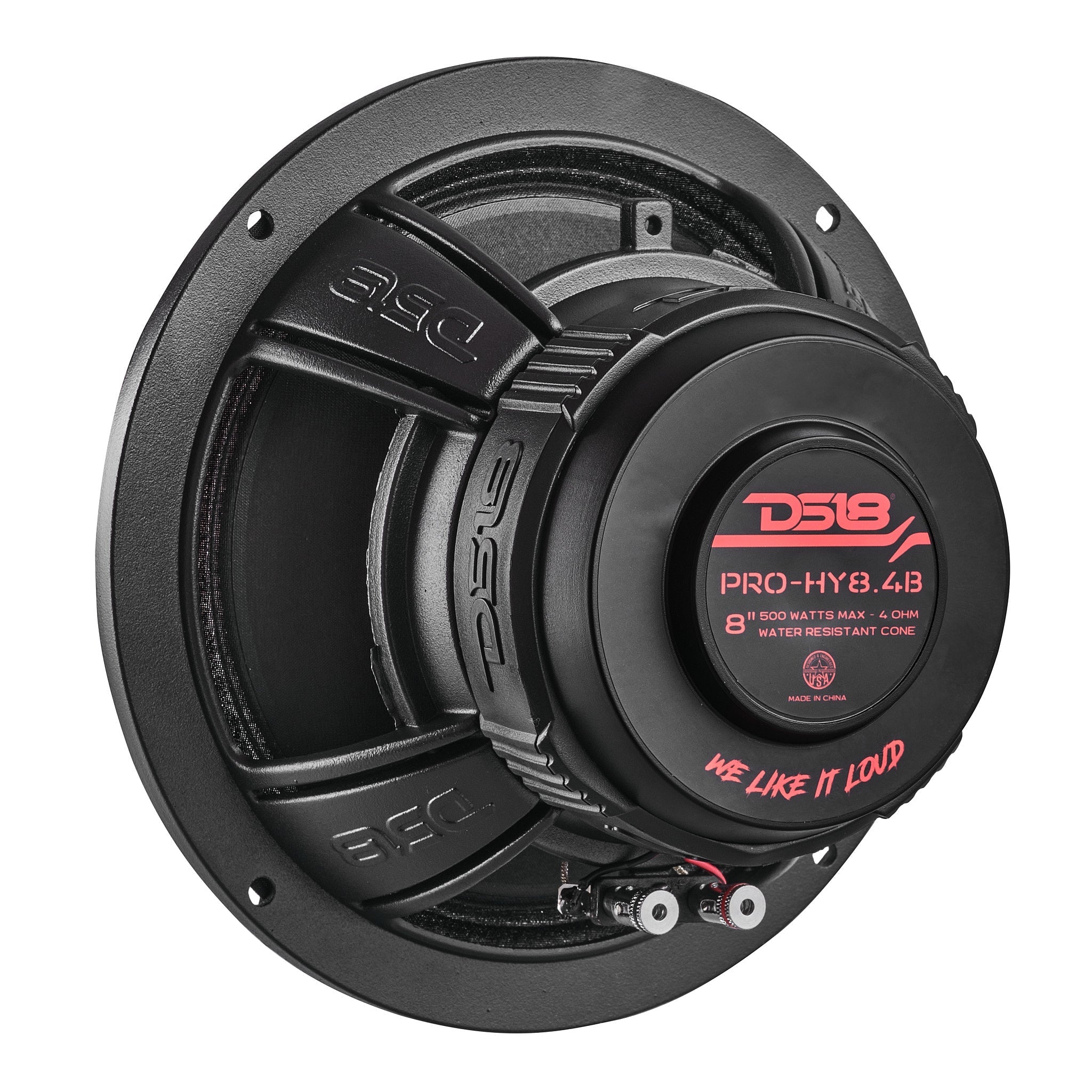 DS18 PRO-HY8.4B PRO 8" Coaxial Hybrid Mid-Range Water resistant Cone Loudspeaker with Built-in Driver 250 Watts Rms 4-Ohm — image 6