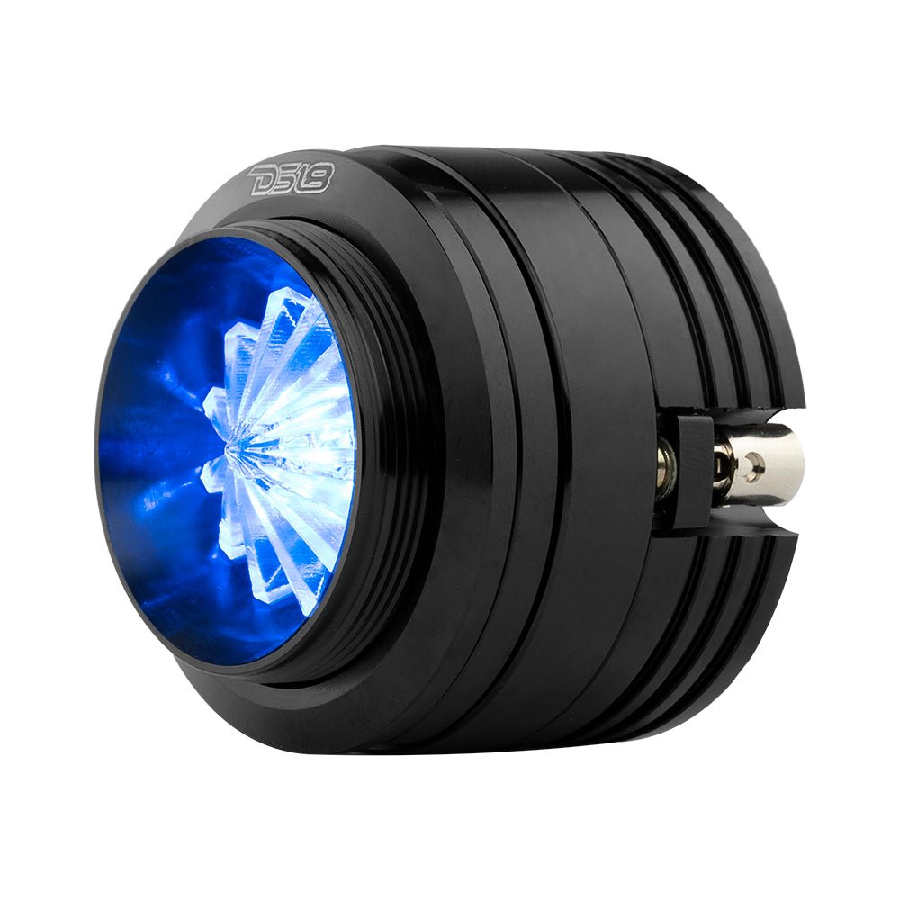 DS18 PRO-TW720L 1.6" Shallow High Compression Neodymium Super Bullet Tweeter 140 Watts 1" Polyether Ether Ketone 4-Ohm Vc With RGB LED Lights — image 3