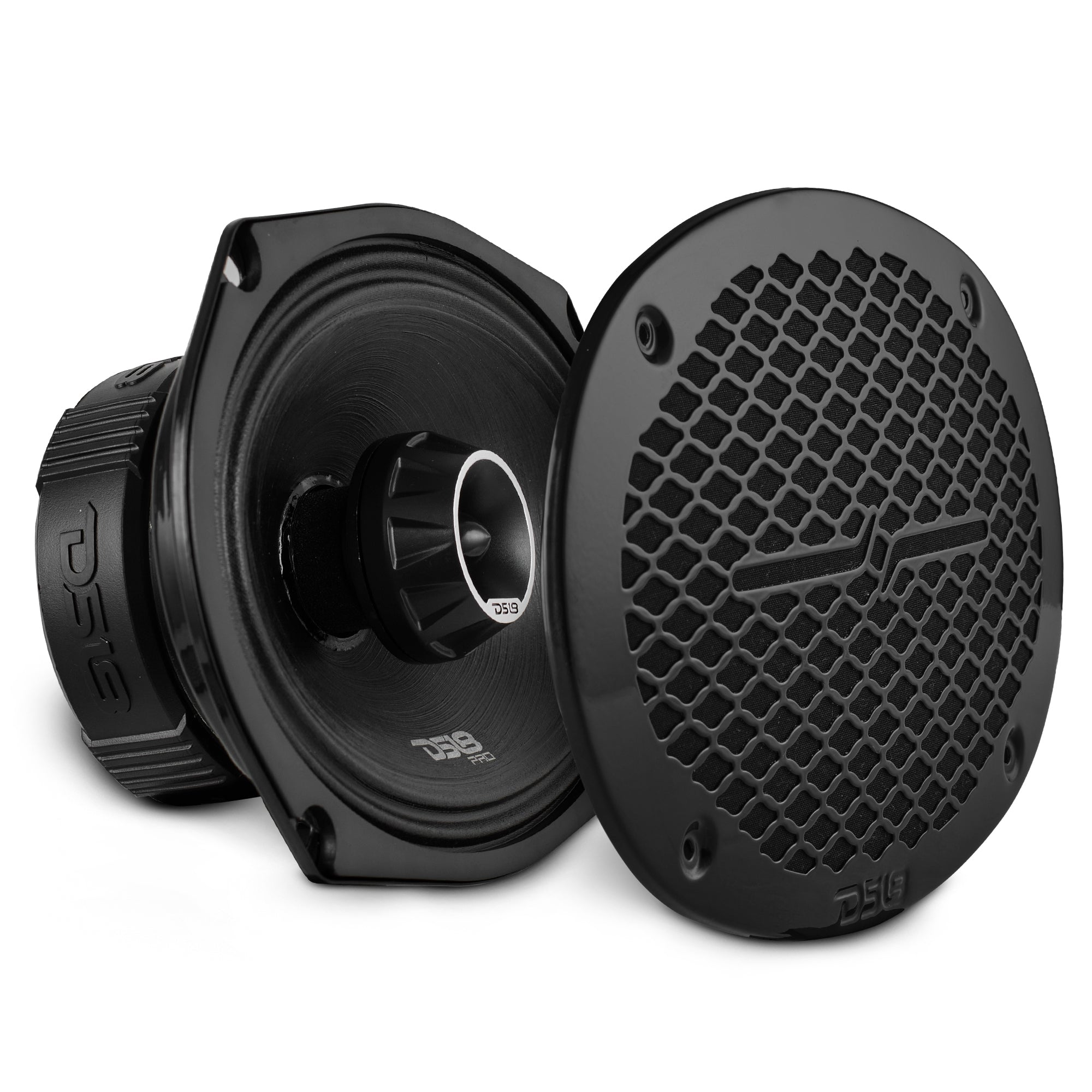 DS18 PRO-ZT69 PRO-ZT 6x9" Coaxial Mid-Range Loudspeaker with Water-Resistant Cone Built-in Bullet Tweeter and Grill | 275W RMS 4-Ohm — image 1